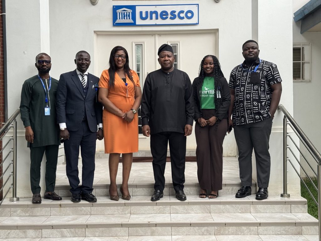 COURTESY VISIT TO UNESCO group picture