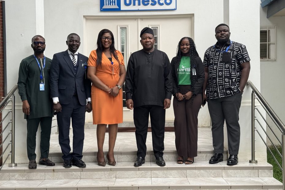 COURTESY VISIT TO UNESCO Awiba Unesco Visit